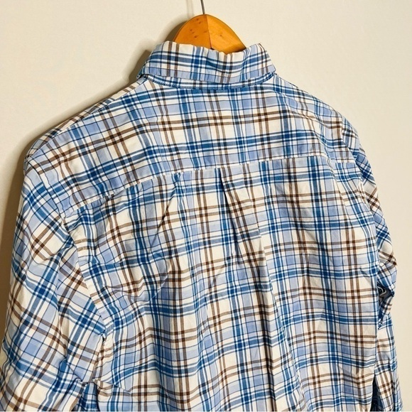 Texas Standard Plaid Button Up Long Sleeve Shirt. Made in Texas! Size Medium. - Picture 8 of 11